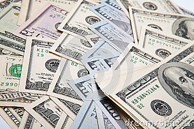 New 100 dollar bill Stock Photo