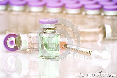 New drug discovery concept in new vaccine discovery Stock Photo