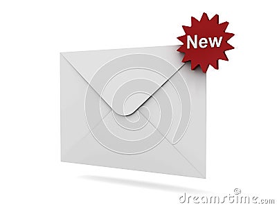 New email message concept Stock Photo