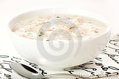 New England Chowder Stock Photo