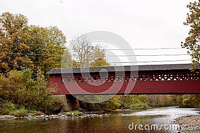 New England Road Trip in the Fall, USA Stock Photo