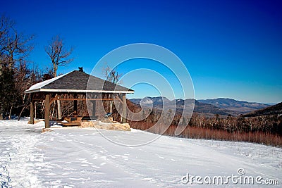 New England winter Stock Photo