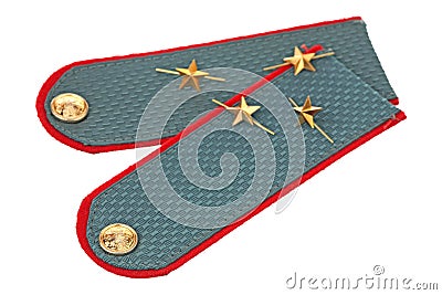 New epaulets Stock Photo