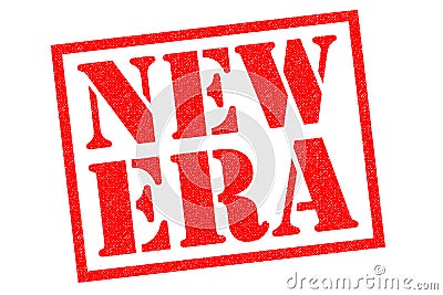 NEW ERA Rubber Stamp Stock Photo