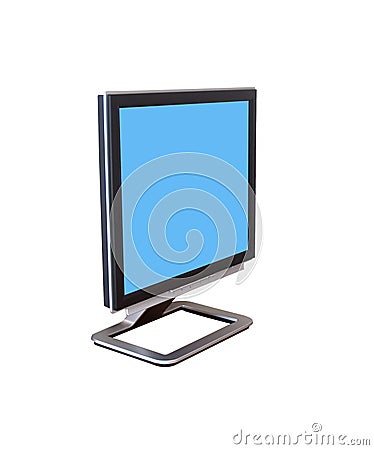 New flatscreen Stock Photo