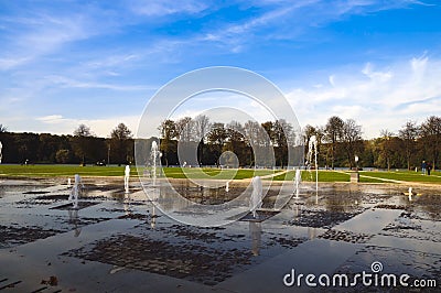 New fountain Eternity Belarus Minsk Stock Photo