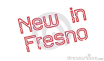 New In Fresno rubber stamp Vector Illustration