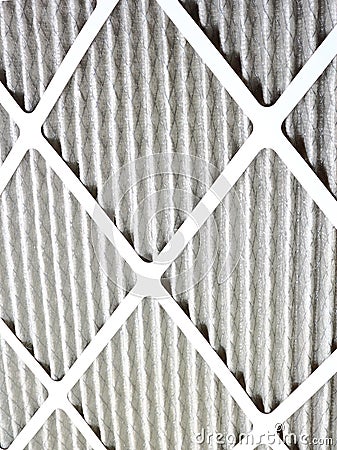 Furnace Air Filter Stock Photo