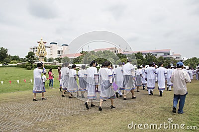 The new generation of graduates undergraduate. Editorial Stock Photo