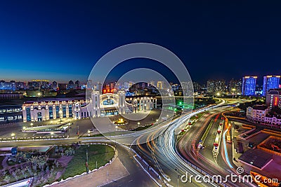 New Harbin Railway Station Editorial Stock Photo