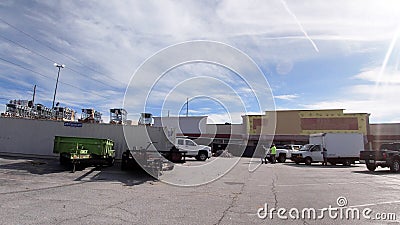 New Harbor Freight location being constructed on Belair road Editorial Stock Photo