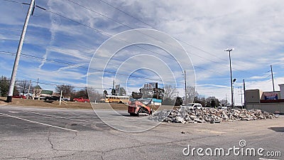 New Harbor Freight location being constructed on Belair road Editorial Stock Photo