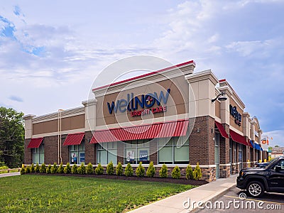 WellNow Urgent Care Building Exterior Editorial Stock Photo