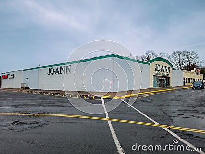 Landscape Wide View of Joann Fabrics and Crafts Editorial Stock Photo