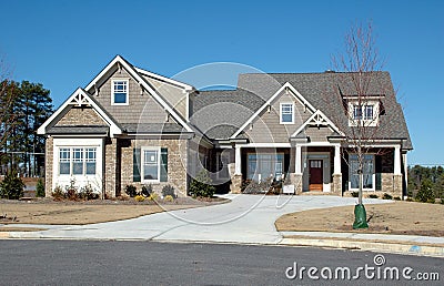 New Home Building Stock Photo