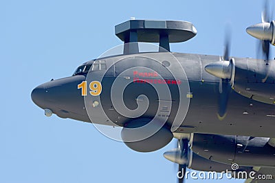 New Ilyushin IL-38N of russian Navy makes first flight in Zhukovsky. Editorial Stock Photo