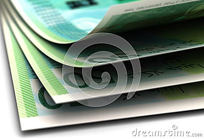 New Israeli Shekel Closeup Stock Photo