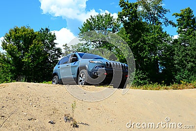 New Jeep Cherokee TrailHawk 4x4 Editorial Stock Photo