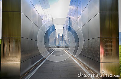 New Jersey, USA - September 17, 2018: Empty Sky Memorial New Yor Editorial Stock Photo