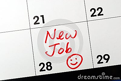 New job Stock Photo