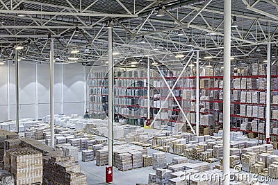 New large and modern warehouse Stock Photo