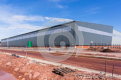 New Large Warehouse Building Stock Photo