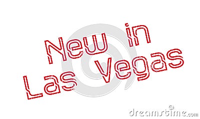 New In Las Vegas rubber stamp Vector Illustration
