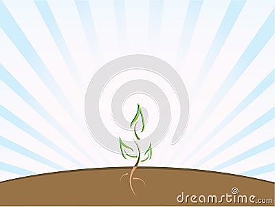 New life Vector Illustration