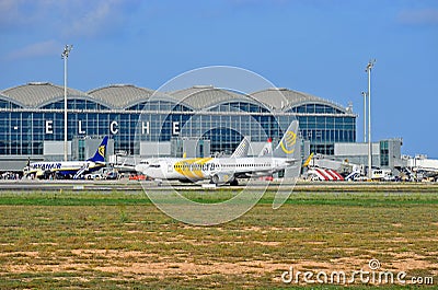 Primera Airlines Alicante Elche Airport Editorial Stock Photo