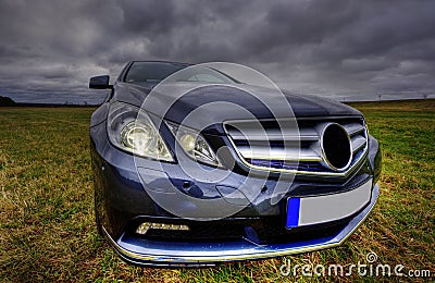 New luxury mercedes benz cgi coupe Stock Photo