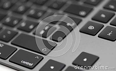 New Magic Keyboard with Numeric Keypad Space Gray Stock Photo