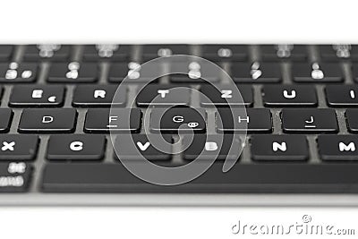 New Magic Keyboard with Numeric Keypad Space Gray Stock Photo