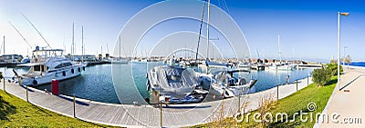 The new marina of Pisa city called Stock Photo