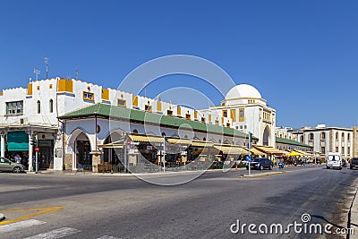 New Market Nea Agora Rhodes Editorial Stock Photo