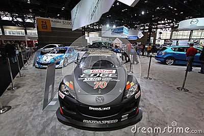 New Mazda model 2011 Editorial Stock Photo