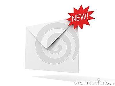 New message envelope mail icon Stock Photo