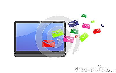 New messages Stock Photo