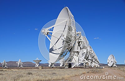 New Mexico: Karl G. Jansky Very Large Array -VLA Stock Photo