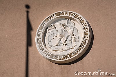 New Mexico State Seal Editorial Stock Photo