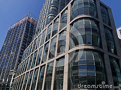 New Modern Building in Hudson Yards Built Next to the HighLine NHC Editorial Stock Photo