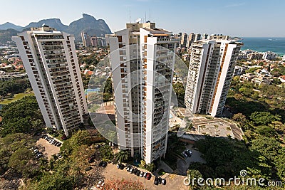 New Modern Condominium Buildings in Rio de Janeiro Editorial Stock Photo