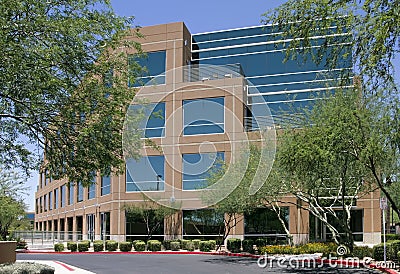 New modern corporate office building exterior Stock Photo