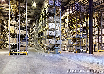 New and modern warehouse Stock Photo