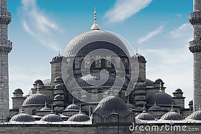 New Mosque (Yeni Cami) in Eminonu district of Istanbul Stock Photo