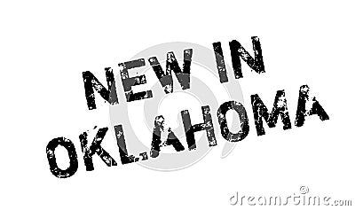 New In Oklahoma rubber stamp Vector Illustration