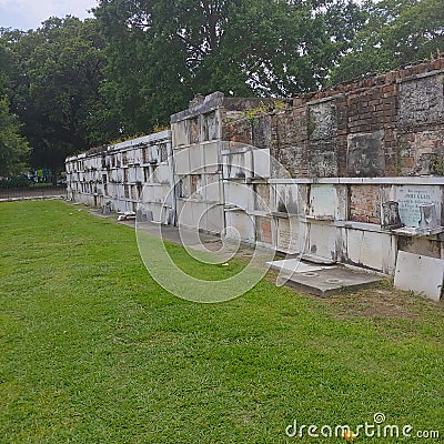 New Orleans Cemetery tombs Editorial Stock Photo