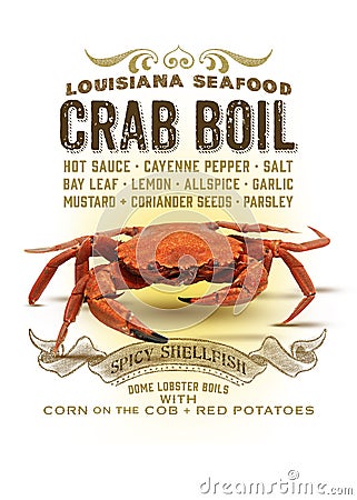 New Orleans Culture Collection Crab Boil Stock Photo