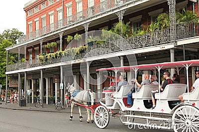 New Orleans - French Quarter Editorial Stock Photo