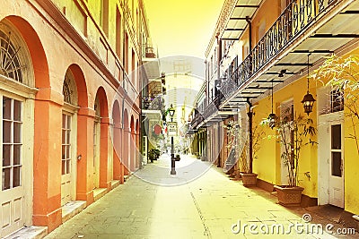 New Orleans French Quarter Stock Photo