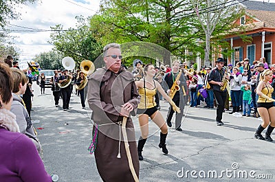 Krewe of Thoth parade in Uptown New Orleans Editorial Stock Photo